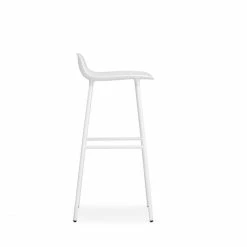 Normann Copenhagen Form Barstuhl Steel - Sitzhöhe 75 Cm - B 44 X T 44 Cm - White -Leitmotiv Shop unnamed file 195