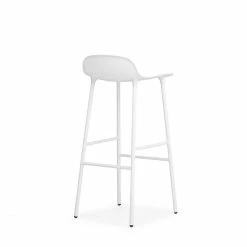 Normann Copenhagen Form Barstuhl Steel - Sitzhöhe 75 Cm - B 44 X T 44 Cm - White -Leitmotiv Shop unnamed file 196