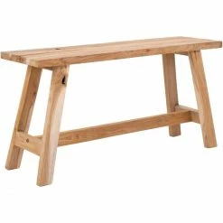 House Nordic Barcelona Bank - 90x25 Cm - Höhe 45 Cm - Natur