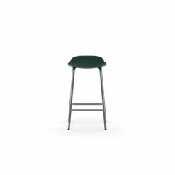 Normann Copenhagen Form Barstuhl Chrome - Sitzhöhe 65 Cm - B 43 X T 43 Cm - Green -Leitmotiv Shop unnamed file 205