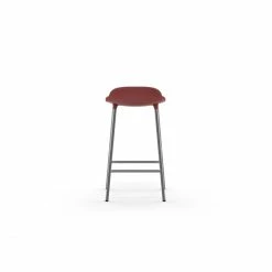 Normann Copenhagen Form Barstuhl Chrome - Sitzhöhe 65 Cm - B 43 X T 43 Cm - Red -Leitmotiv Shop unnamed file 209