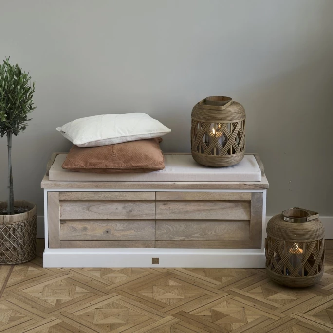 Riviera Maison Rivièra Maison Pacifica Sitzbank Mit Aufbewahrung - 110x40x48 Cm - Nature 9 Riviera Maison Rivièra Maison Pacifica Sitzbank Mit Aufbewahrung - 110x40x48 Cm - Nature – Bild 7