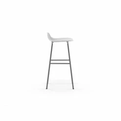 Normann Copenhagen Form Barstuhl Chrome - Sitzhöhe 75 Cm - B 44 X T 44 Cm - White -Leitmotiv Shop unnamed file 212
