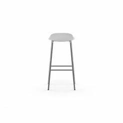 Normann Copenhagen Form Barstuhl Chrome - Sitzhöhe 75 Cm - B 44 X T 44 Cm - White -Leitmotiv Shop unnamed file 213
