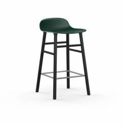 Normann Copenhagen Form Barstuhl Black - Sitzhöhe 65 Cm - B 43 X T 43 Cm - Green