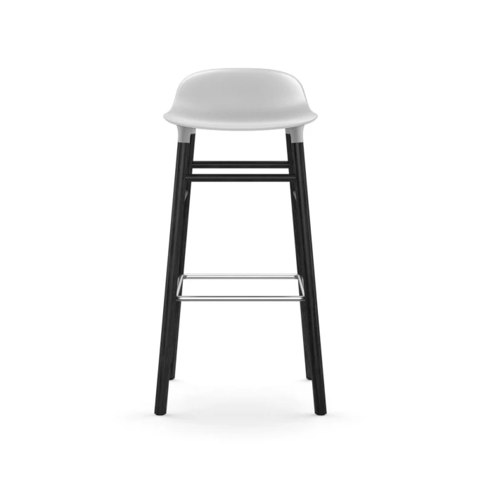 Normann Copenhagen Form Barstuhl Black - Sitzhöhe 75 Cm - B 44 X T 44 Cm - White 4 Normann Copenhagen Form Barstuhl Black - Sitzhöhe 75 Cm - B 44 X T 44 Cm - White – Bild 2