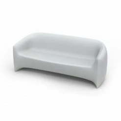 Vondom BLOW Sofa - 79x200x76 Cm - Eis + Weißem LED