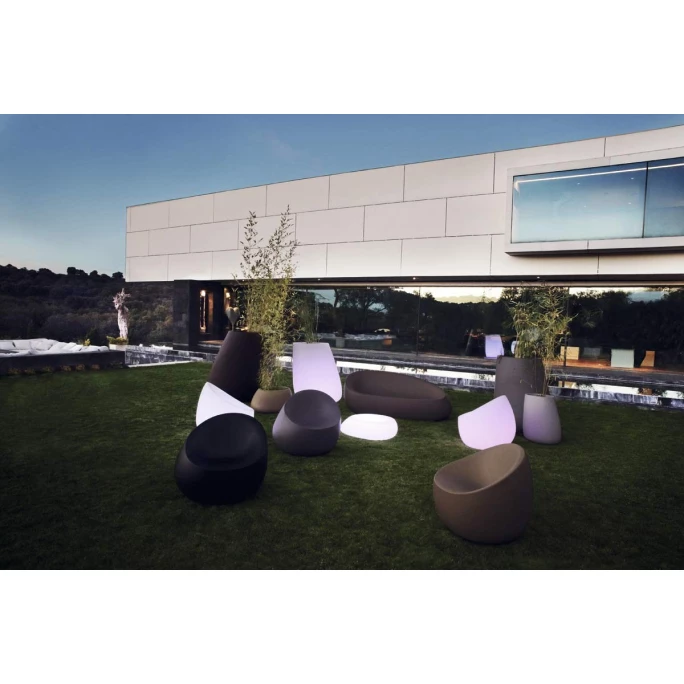 Vondom STONE Sofa - 83x200x78 Cm - Eis + RGB LED 12 Vondom STONE Sofa - 83x200x78 Cm - Eis + RGB LED – Bild 10