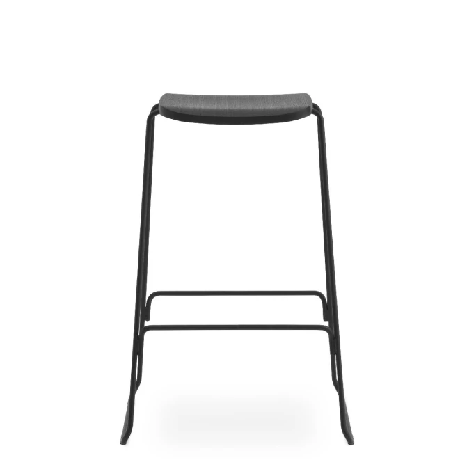 Normann Copenhagen Just Barstool Barhocker - 65 X 46,5 X 40 Cm - Sitzhöhe 65 Cm - Black/Black 4 Normann Copenhagen Just Barstool Barhocker - 65 X 46,5 X 40 Cm - Sitzhöhe 65 Cm - Black/Black – Bild 2