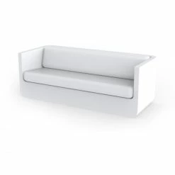 Vondom ULM Sofa - 200x82x72 Cm - Eis + Weißem LED