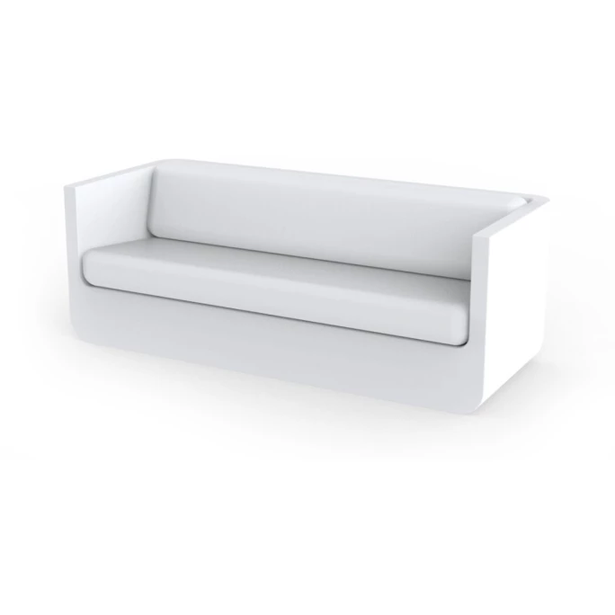 Vondom ULM Sofa - 200x82x72 Cm - Eis + Weißem LED 3 Vondom ULM Sofa - 200x82x72 Cm - Eis + Weißem LED