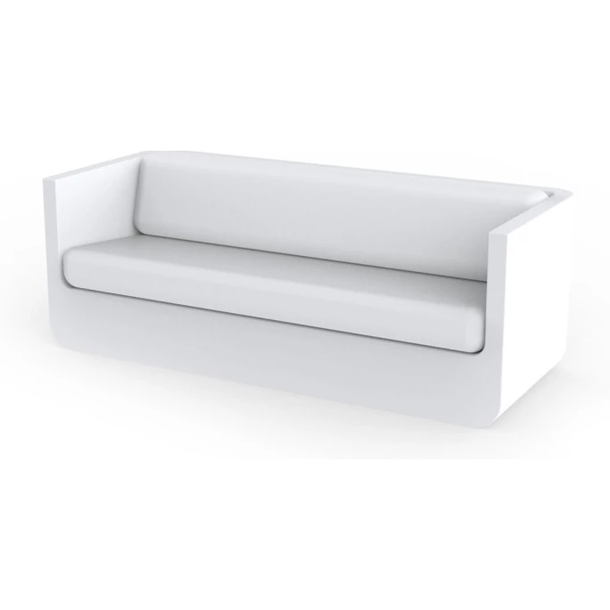 Vondom ULM Sofa - 200x82x72 Cm - Eis + Weißem LED 4 Vondom ULM Sofa - 200x82x72 Cm - Eis + Weißem LED – Bild 2