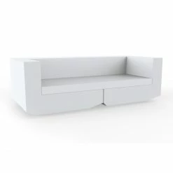 Vondom VELA Sofa - 220x100x72 Cm - Weiß