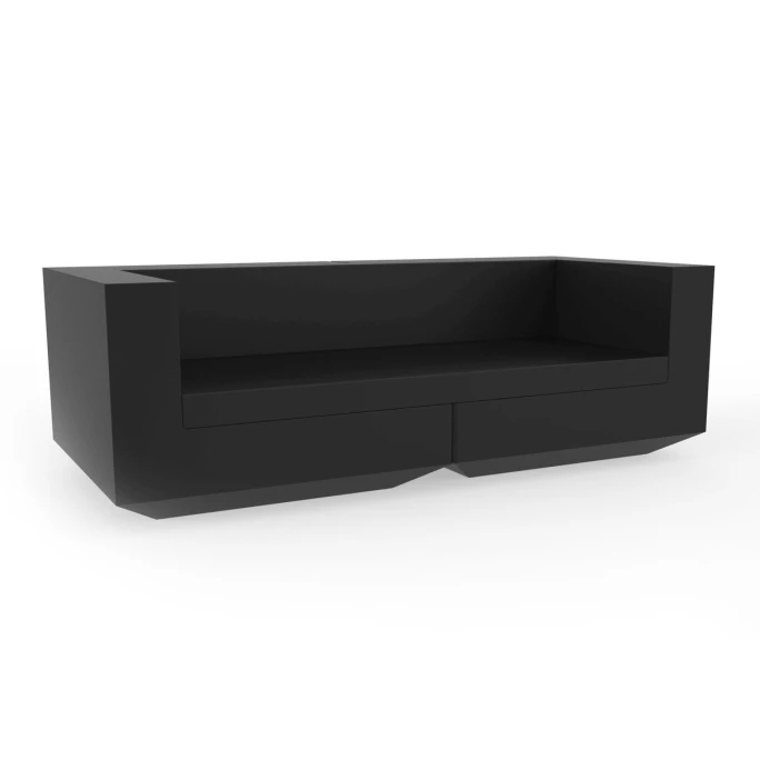 Vondom VELA Sofa - 220x100x72 Cm - Schwarz 3 Vondom VELA Sofa - 220x100x72 Cm - Schwarz