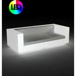 Vondom VELA Sofa - 220x100x72 Cm - Eis + RGB LED -Leitmotiv Shop unnamed file 2478