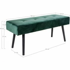 House Nordic Skiby Sitzbank - 35x100x44 Cm - Grün 11 House Nordic Skiby Sitzbank - 35x100x44 Cm - Grün -Leitmotiv Shop unnamed file 2504