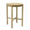 HK Living Retro Webbing Stool Barhocker - Ø 35 Cm - H 50 Cm - Natural