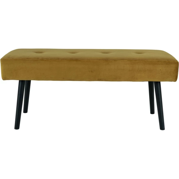 House Nordic Skiby Sitzbank - 35x100x44 Cm - Senfgelb 3 House Nordic Skiby Sitzbank - 35x100x44 Cm - Senfgelb