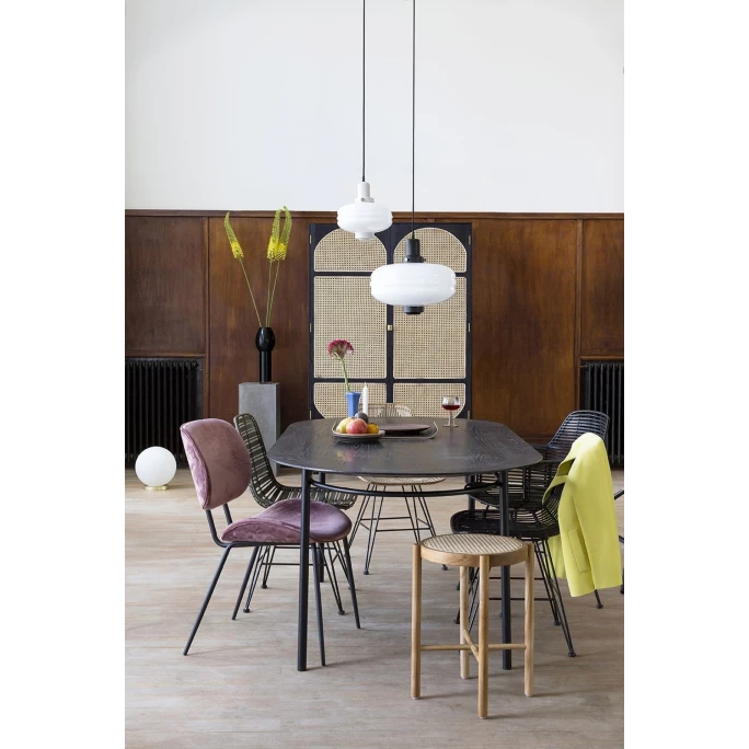 HK Living Retro Webbing Stool Barhocker - Ø 35 Cm - H 50 Cm - Natural 4 HK Living Retro Webbing Stool Barhocker - Ø 35 Cm - H 50 Cm - Natural – Bild 2