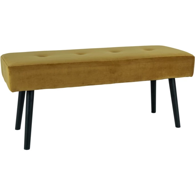 House Nordic Skiby Sitzbank - 35x100x44 Cm - Senfgelb 4 House Nordic Skiby Sitzbank - 35x100x44 Cm - Senfgelb – Bild 2