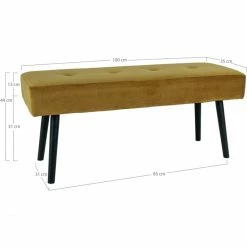 House Nordic Skiby Sitzbank - 35x100x44 Cm - Senfgelb 11 House Nordic Skiby Sitzbank - 35x100x44 Cm - Senfgelb -Leitmotiv Shop unnamed file 2532