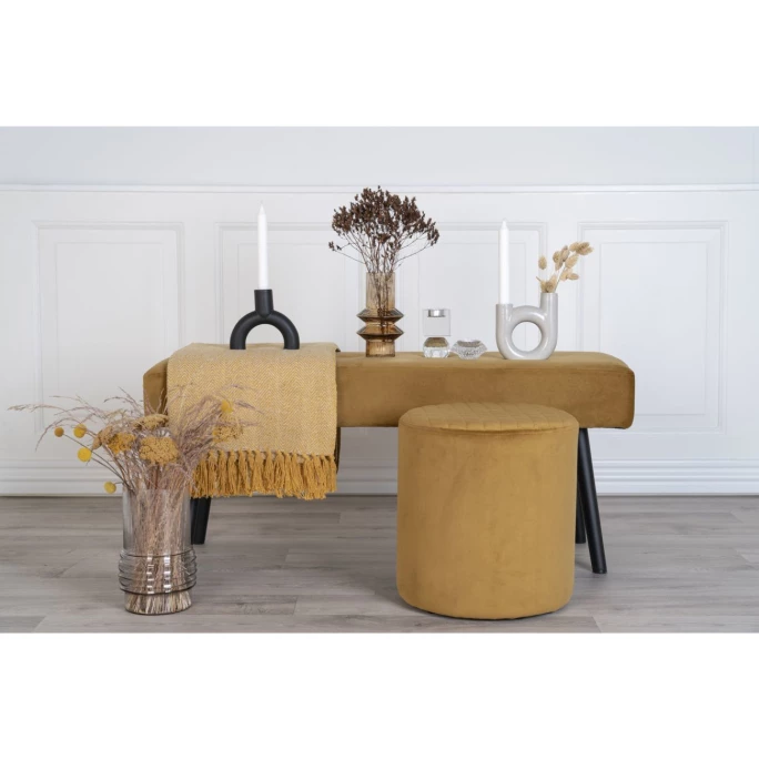 House Nordic Skiby Sitzbank - 35x100x44 Cm - Senfgelb 7 House Nordic Skiby Sitzbank - 35x100x44 Cm - Senfgelb – Bild 5