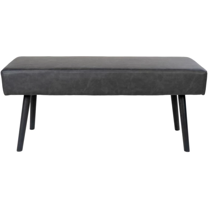 House Nordic Skiby Sitzbank - 35x100x44 Cm - Dunkelgraues Kunstleder 3 House Nordic Skiby Sitzbank - 35x100x44 Cm - Dunkelgraues Kunstleder