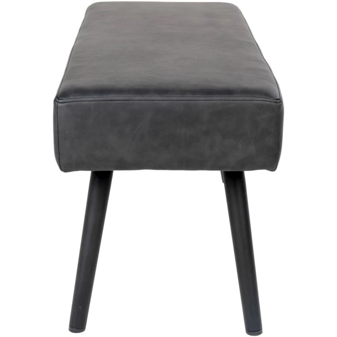 House Nordic Skiby Sitzbank - 35x100x44 Cm - Dunkelgraues Kunstleder 5 House Nordic Skiby Sitzbank - 35x100x44 Cm - Dunkelgraues Kunstleder – Bild 3