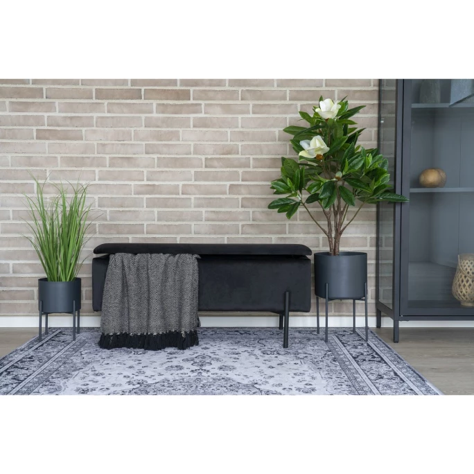House Nordic Watford Sitzbank - 36,5x95x46 Cm - Schwarz 6 House Nordic Watford Sitzbank - 36,5x95x46 Cm - Schwarz – Bild 4