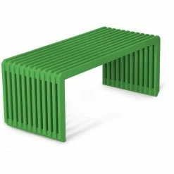 HK Living Slatted Bench Element Bank - 96x43x39,5 Cm - Green