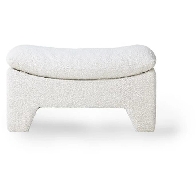 HK Living Retro Lounge Ottoman Fußhocker - 82x51x45 Cm - Cream 3 HK Living Retro Lounge Ottoman Fußhocker - 82x51x45 Cm - Cream