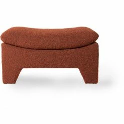 HK Living Retro Lounge Ottoman Fußhocker - 82x51x45 Cm - Brick