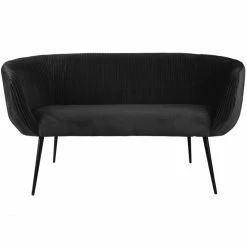 Titelseite 17 Leitmotiv Majestic Sofa - 142x72 Cm - Höhe 77,5 Cm - Schwarz