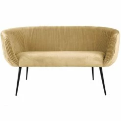 Titelseite 15 Leitmotiv Majestic Sofa - 142x72 Cm - Höhe 77,5 Cm - Latte Braun