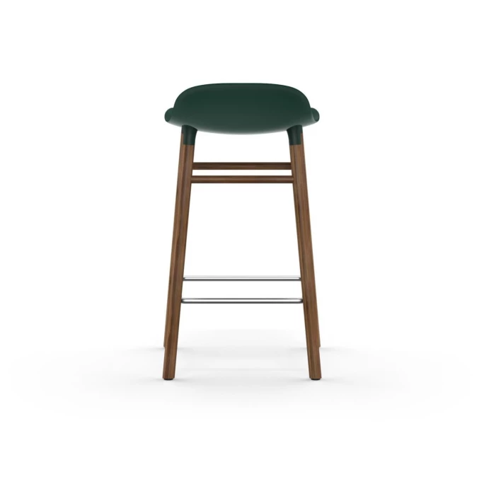 Normann Copenhagen Form Barstuhl Walnut - Sitzhöhe 65 Cm - B 43 X T 43 Cm - Green 6 Normann Copenhagen Form Barstuhl Walnut - Sitzhöhe 65 Cm - B 43 X T 43 Cm - Green – Bild 4