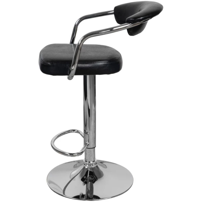 Kayoom BARSTUHL Midnight 525 2er-Set - 2 Stühle à 52x53x105 Cm - Schwarz 5 Kayoom BARSTUHL Midnight 525 2er-Set - 2 Stühle à 52x53x105 Cm - Schwarz – Bild 3