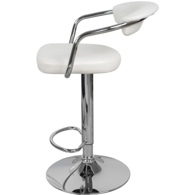 Kayoom BARSTUHL Midnight 525 2er-Set - 2 Stühle à 52x53x105 Cm - Weiß 5 Kayoom BARSTUHL Midnight 525 2er-Set - 2 Stühle à 52x53x105 Cm - Weiß – Bild 3