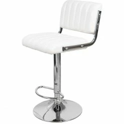 Kayoom BARSTUHL Midnight 725 2er-Set - 2 Stühle à 43x51,5x5 Cm - Weiß