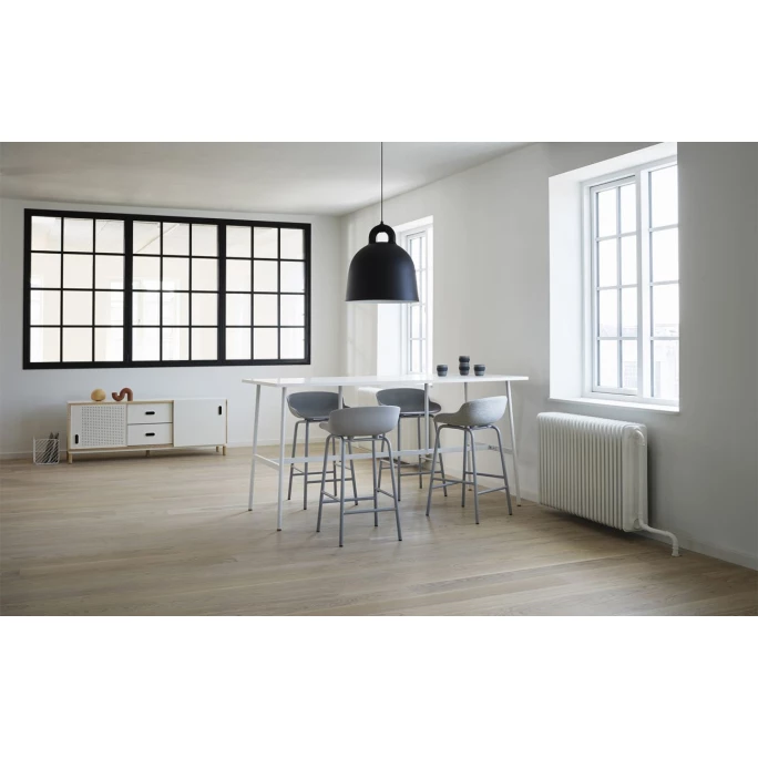 Normann Copenhagen Hyg Barstuhl - H 84 X L 46,5 X D 45 Cm - Sitzhöhe 65 Cm - Grey 5 Normann Copenhagen Hyg Barstuhl - H 84 X L 46,5 X D 45 Cm - Sitzhöhe 65 Cm - Grey – Bild 3