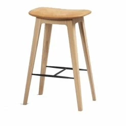 SACKit Nordic Barhocker DUNES - 68x46x33.5 Cm - Cognac