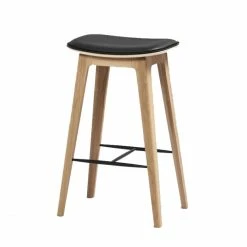 SACKit Nordic Barhocker ULTRA Mit Kreuznaht - 68x46x33.5 Cm - Black