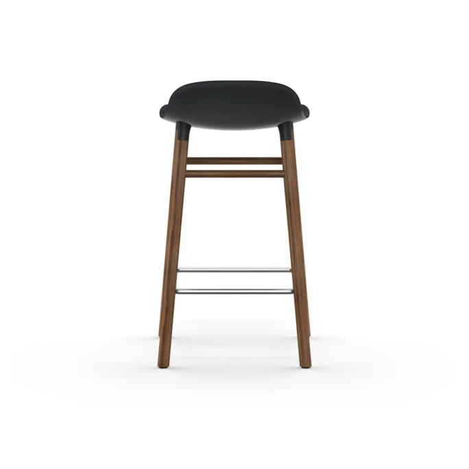 Normann Copenhagen Form Barstuhl Walnut - Sitzhöhe 65 Cm - B 43 X T 43 Cm - Black 5 Normann Copenhagen Form Barstuhl Walnut - Sitzhöhe 65 Cm - B 43 X T 43 Cm - Black – Bild 3