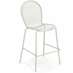 Emu RONDA Barhocker 2er Set - 2 Barhocker à 117 X 54 X 65cm - Weiß