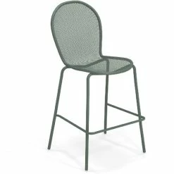 Emu RONDA Barhocker 2er Set - 2 Barhocker à 117 X 54 X 65cm - Dunkelgrün