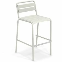 Emu STAR Barhocker 4er Set - 4 Barhocker à 105 X 56 X 59 Cm - Weiß