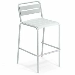 Emu STAR Barhocker 4er Set - 4 Barhocker à 105 X 56 X 59 Cm - Eisweiß