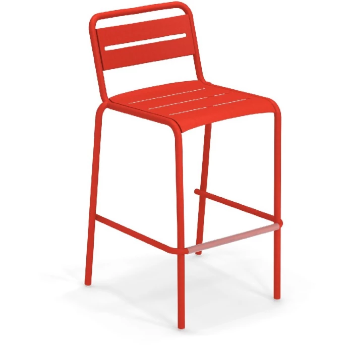 Emu STAR Barhocker 4er Set - 4 Barhocker à 105 X 56 X 59 Cm - Scharlachrot 3 Emu STAR Barhocker 4er Set - 4 Barhocker à 105 X 56 X 59 Cm - Scharlachrot