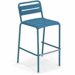 Emu STAR Barhocker 4er Set - 4 Barhocker à 105 X 56 X 59 Cm - Blau