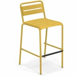 Emu STAR Barhocker 4er Set - 4 Barhocker à 105 X 56 X 59 Cm - Curry-gelb