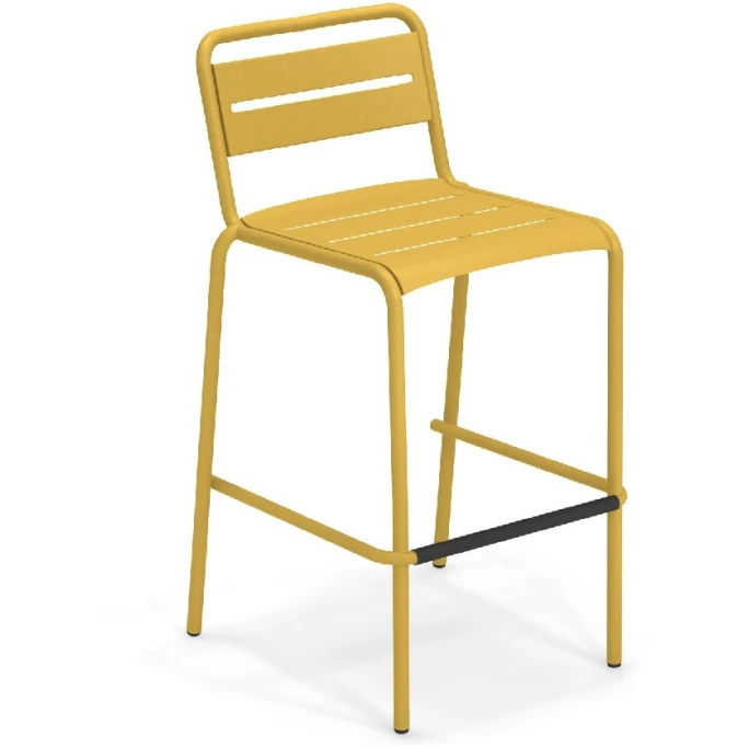 Emu STAR Barhocker 4er Set - 4 Barhocker à 105 X 56 X 59 Cm - Curry-gelb 3 Emu STAR Barhocker 4er Set - 4 Barhocker à 105 X 56 X 59 Cm - Curry-gelb